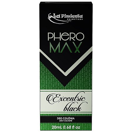 PERFUME MASCULINO AFRODISÍACO PARA ATRAÇÃO - EXCENTRIC BLACK LA PIMIENTA