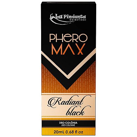 PERFUME MASCULINO AFRODISÍACO PARA ATRAÇÃO - RADIANT BLACK LA PIMIENTA