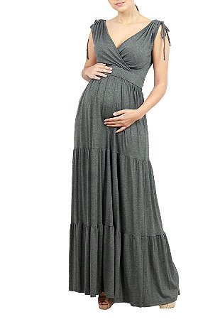 vestido transpassado para gestante