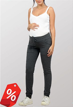 calça jogger gestante