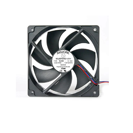 COOLER 12V 120X120X25 - BUCHA 3000RPM 0,50Amp RT-120 16.202