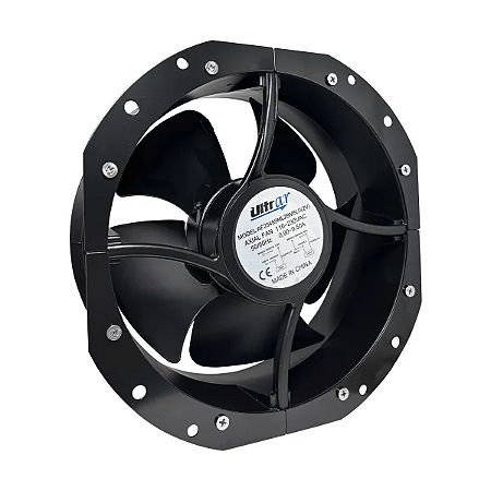 COOLER BIVOLT 110/220V AF25489M2BM5L0(2V) 254X89 ROLAMENTO 0.88/0.50 AMP - 90/110 WATTS - 2630/3000 RPM 900 CFM ULTRAR 4 FIOS / SEM CONECTOR