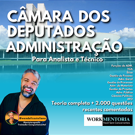 ADMINISTRAÇÃO PARA CÂMARA DOS DEPUTADOS