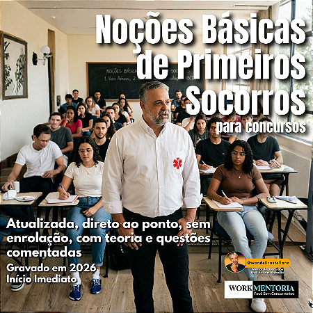 Noções Básicas de Primeiros Socorros para Concursos