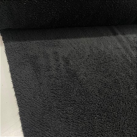 Suede com Sherpa Dublado Preto