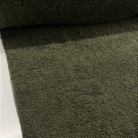 Suede com Sherpa Dublado Verde Militar