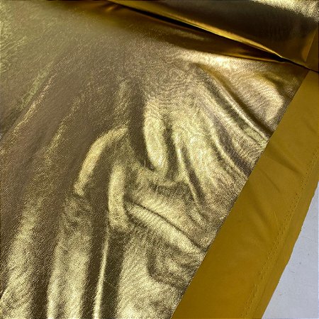 Malha Vinil Dourado