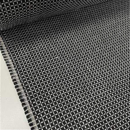 Lã Tweed Whitefish Preto