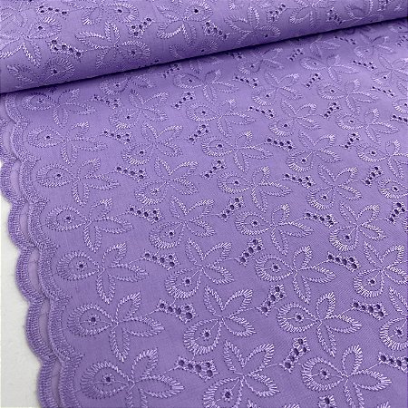 Broderi Lilás Floral
