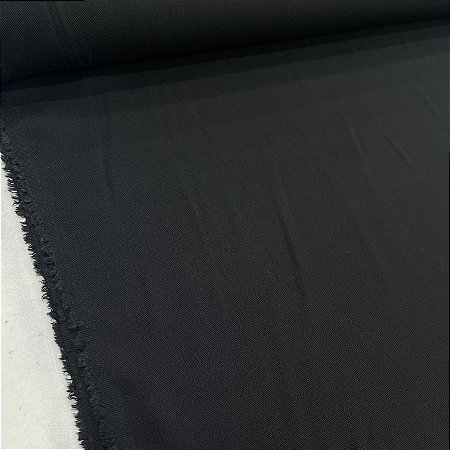 Viscose Sarjada Lisa Preta