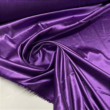 Cetim Com Elastano Roxo