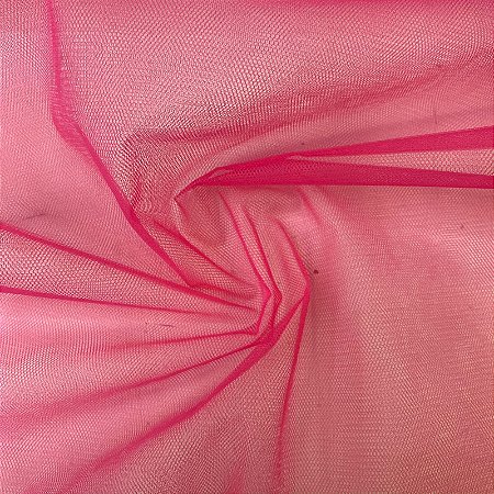 Crepe Bubble Liso Rosa Pink - A Catarinense Tecidos