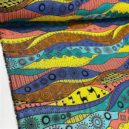 Oxford Estampado Africano 1