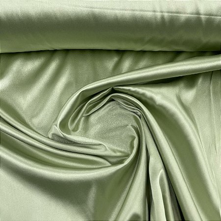 Cetim Com Elastano Verde Menta