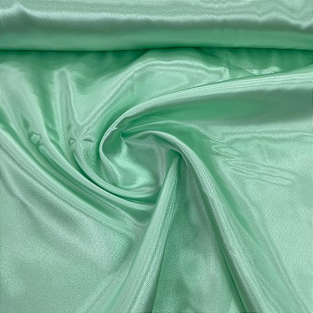 Cetim Liso Verde Água