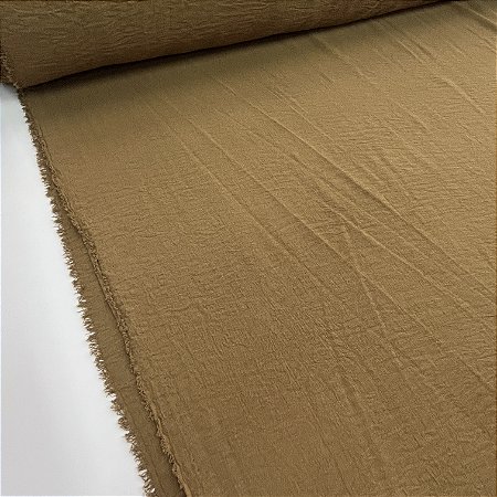 Crepe Air Flow Duna Amarelo Queimado