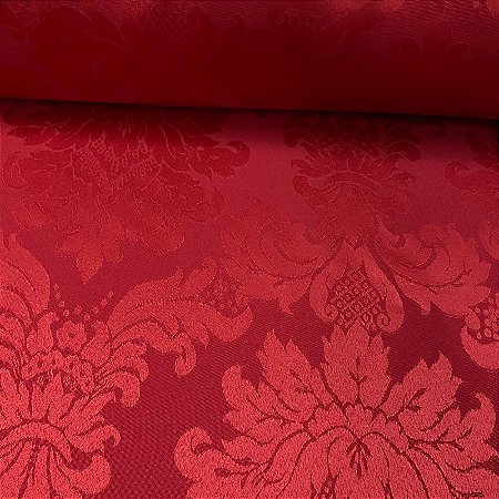 Jacquard Arabesco Vermelho