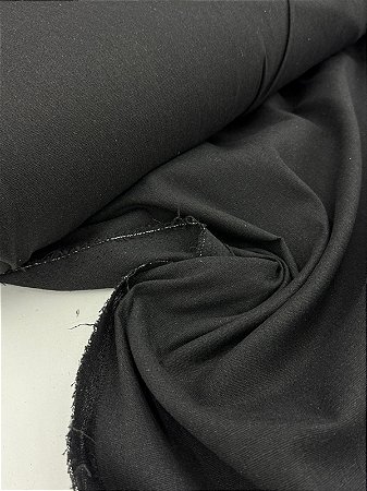 Linho com Viscose Preto