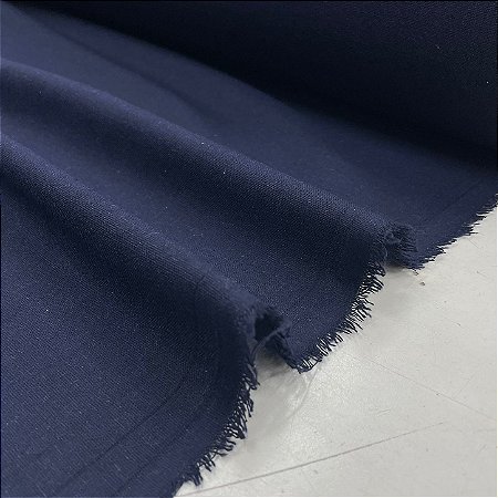 Linho com Viscose Trovata Azul Marinho