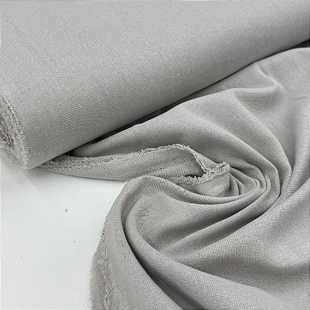 Linho Com Viscose Cinza Claro