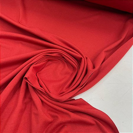 Malha de Algodão Vermelha