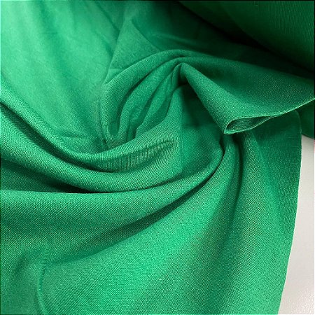 Malha de Algodão Verde Bandeira