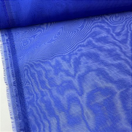 Organza Cristal Azul Royal