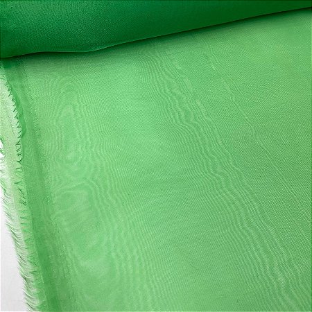 Organza Cristal Verde Bandeira