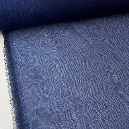 Organza Cristal Azul Marinho