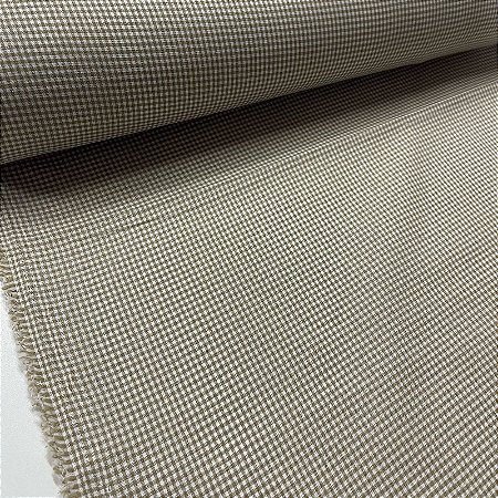 Xadrezinho De Poliéster N1 Bege