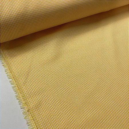 Xadrezinho De Poliéster N1 Amarelo