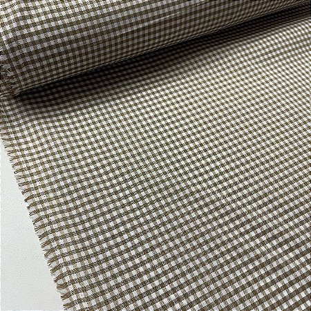 Xadrezinho De Poliéster N2 Bege