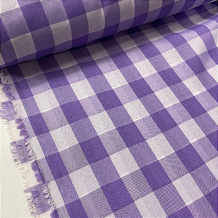 Xadrezinho De Poliéster N4 Lilás