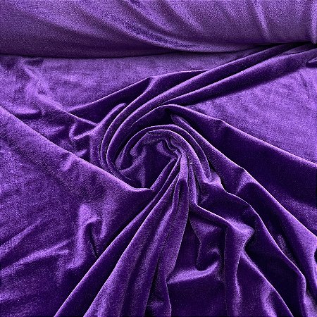 Veludo Spandex Roxo