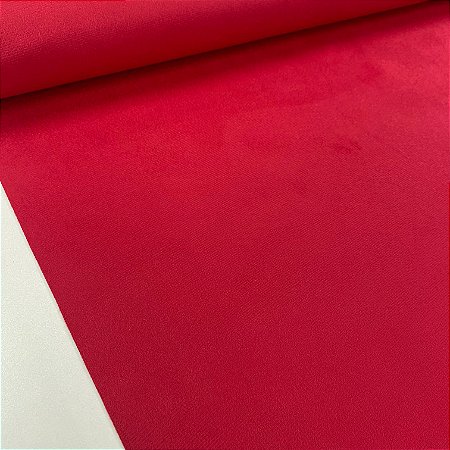 Veludo Suede Vermelho