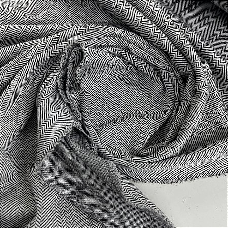 Malha Jacquard Chevron Clássico