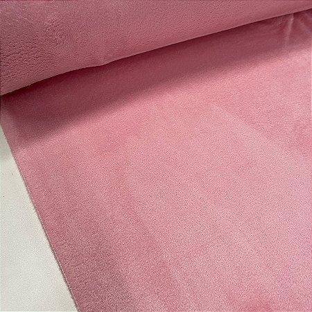 Fleece Liso Rosa Bebê
