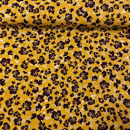 Viscose Estampada Onça Pintada