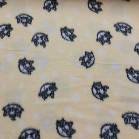 Soft Estampado Marry Estrelinhas Fundo Amarelo