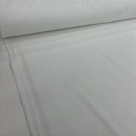 Tricoline Mista Com Elastano Branca