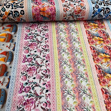 Tricoline Digital Estampa Barrada 15