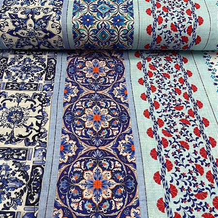 Tricoline Digital Estampa Barrada 16