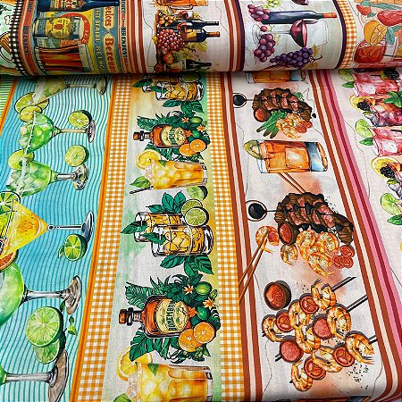 Tricoline Digital Estampa Barrada 23