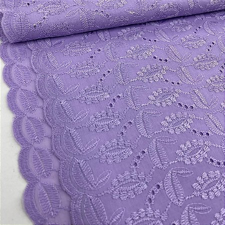 Broderi Lilás Floral Verão