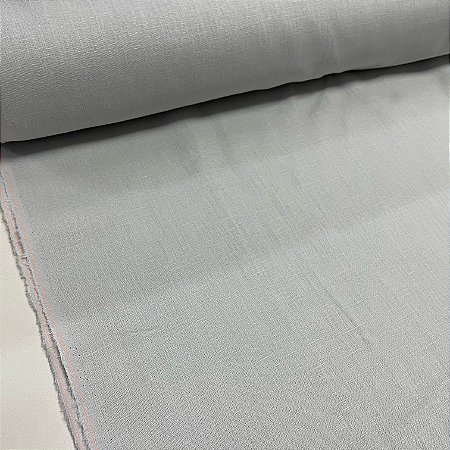 Cambraia de Linho Cinza Claro