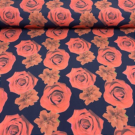 Microfibra Orixás Rosas Vermelhas