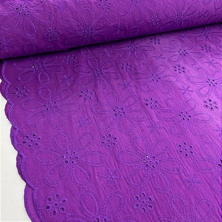 Layse Bicolor Bordado Roxo