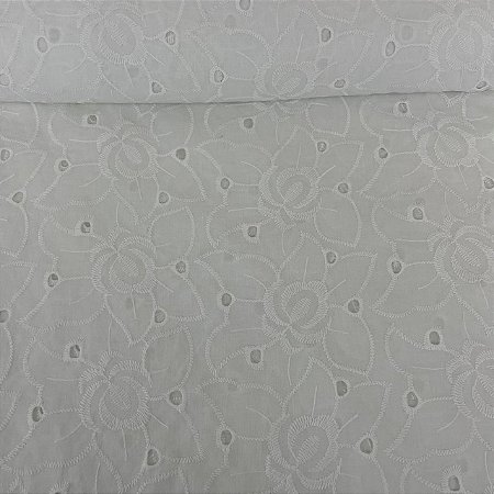 Laise Bordada Off White Floral Maxi