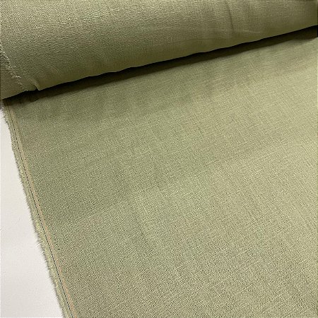 Cambraia de Linho Verde Oliva