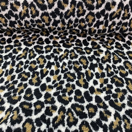 Fleece Pesado Estampado Onça
